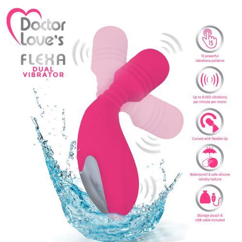 Doctor Loves Flexa Dual Vibrator | SexToy.com