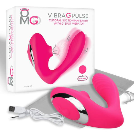 Omg Vibra G Pulse Clitoral Suction G-Spot Vibrator | SexToy.com