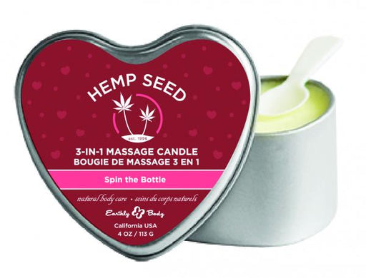 Heart Massage Candle Spin The Bottle 4oz | SexToy.com