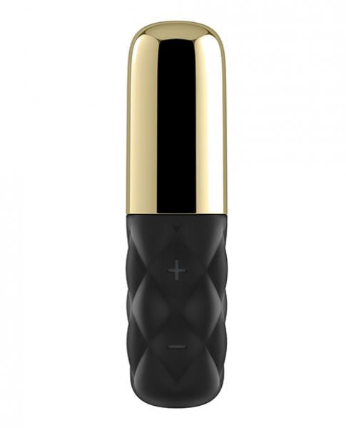 Satisfyer Mini Lovely Honey Vibrator Black Gold | SexToy.com