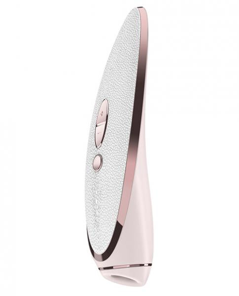 Satisfyer Luxury Pret-A-Porter White Clitoral Vibrator | SexToy.com