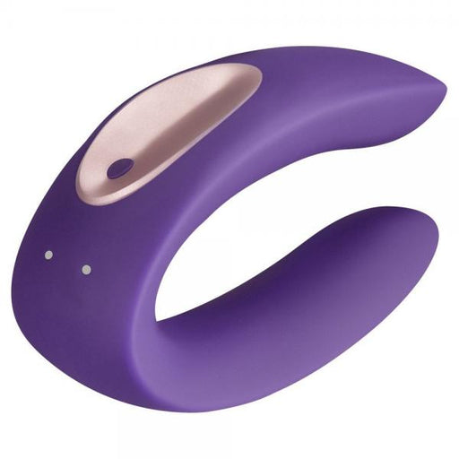 Partner Plus Couples U-Shaped Vibrator Purple | SexToy.com