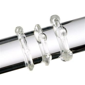 Triple Erection System 3 Rings Clear | SexToy.com