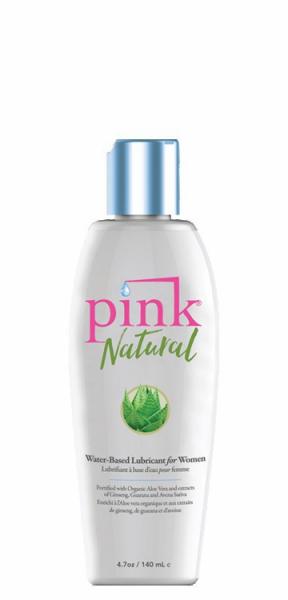 Pink Natural Water Based Lubricant 4.7oz | SexToy.com