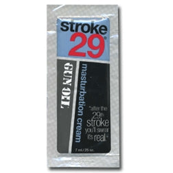 Stroke 29 Masturbation Cream Foil Pack Each | SexToy.com