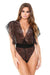 Kendall Lace Kimono Teddy Medium/Large | SexToy.com