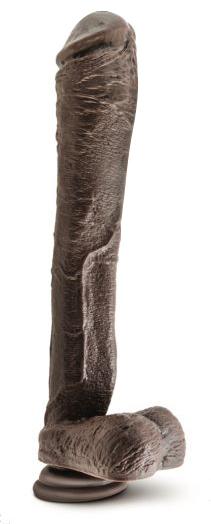 The Big Wood 13.5in Realistic Penis Brown