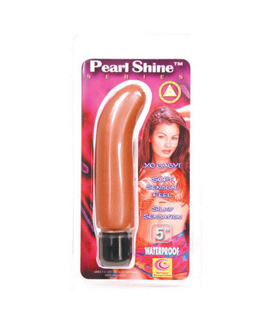 Pearl Shine Gspot Vibe - Brown | SexToy.com