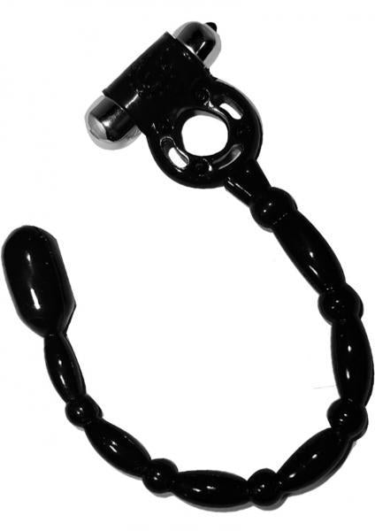 Hung Deep Snake Vibrating Cock Ring - Black | SexToy.com