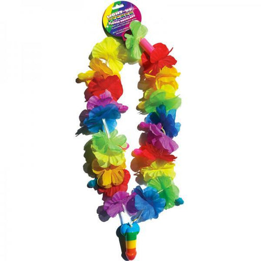 Rainbow Light Up Flower Pecker Necklace | SexToy.com