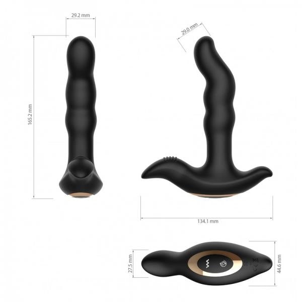 T-Bone Tushy Pleasure Black Prostate Massager | SexToy.com