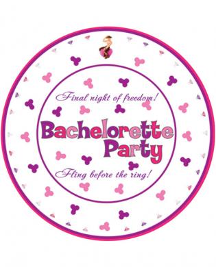 Bachelorette Party 7 Inch Plates 10 Per Pack | SexToy.com