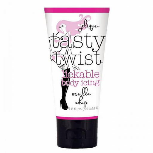 Jelique Tasty Twist Lickable Body Icing Vanilla Whip 1.5oz | SexToy.com