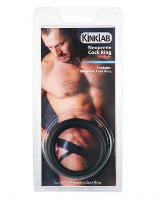 Kinklab thin neoprene cock ring - 1.75in | SexToy.com