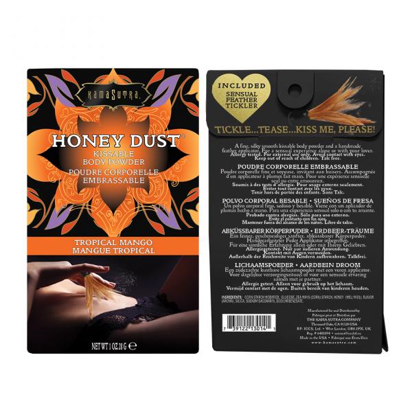 Kama Sutra Honey Dust Tropical Mango 1oz | SexToy.com