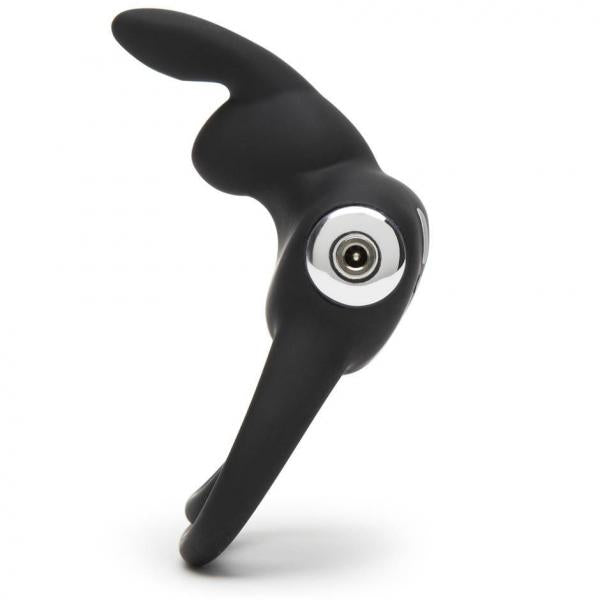 Happy Rabbit Cock Ring Rechargeable Black | SexToy.com