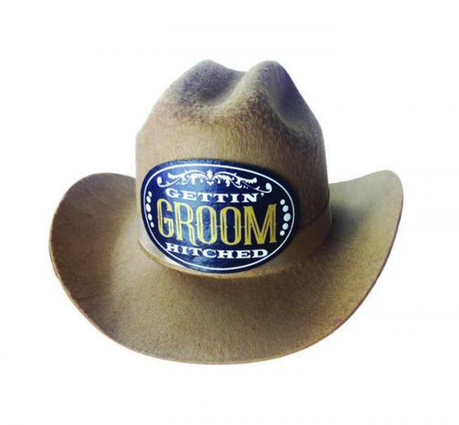 Gettin Hitched Mini Groom Cowboy Hat | SexToy.com