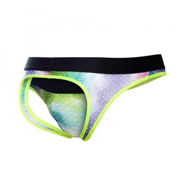 Male Basics Mob Aero Jock Green Dye Lg