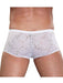 Male Power Mini Shorts Stretch Lace White XL | SexToy.com