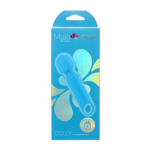 Dolly Blue Silicone Mini Wand Rechargeable