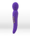 Twisty Dual Vibrating Wand Neon Purple | SexToy.com