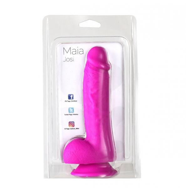 Josi 8 inches Realistic Silicone Dong Purple