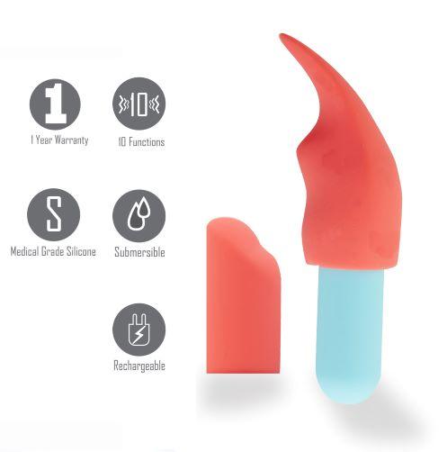 Sydney Mini Bullet Vibrator with Silicone Sleeves Rechargeable