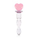 Crystal Heart Of Glass Wand and Vase - Pink | SexToy.com