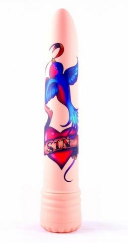 Tatu Sin Vibrator With Original Tattoo Art Design Waterproof | SexToy.com