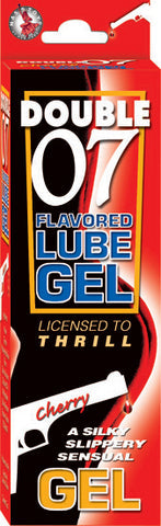 Double 07 Flavored Lube Gel Cherry | SexToy.com