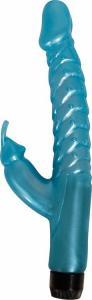 Pearlshine Mini Rabbit Vibro Wand - Blue | SexToy.com