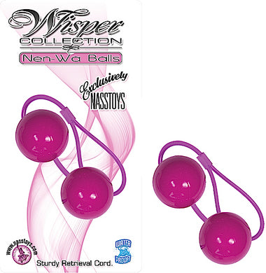 WISPER COLLECTION NEN-WA BALLS - PURPLE | SexToy.com