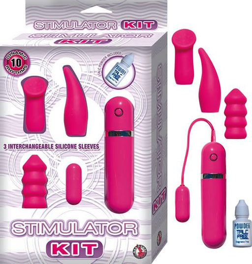 Stimulator Kit Pink Bullet Vibrator Sleeves | SexToy.com