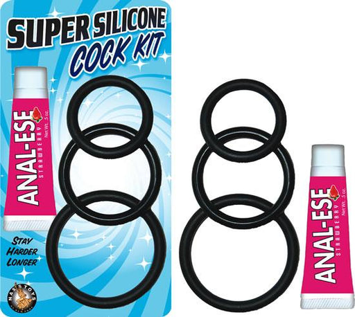 Super Silicone Cock Kit Black | SexToy.com