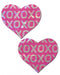 Pastease Shattered Glass Disco Ball Pink White XO Hearts | SexToy.com