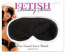 Fetish Fantasy Fur Lined Satin Love Mask Black | SexToy.com