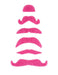 Mustache Party Kit Favors 6 Count Pink | SexToy.com