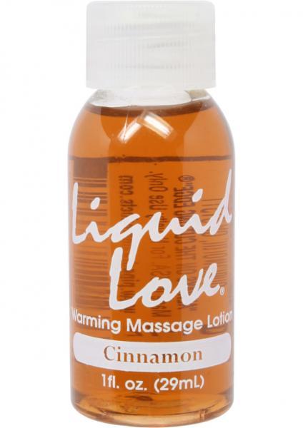 Liquid Love Warming Massage Lotion Cinnamon 1oz | SexToy.com