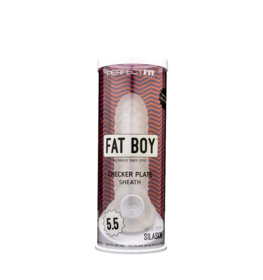 Perfect Fit Fat Boy Checker Box Sheath 5.5in Clear | SexToy.com