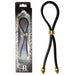 C-ring Lasso Gold Bead Slider W/ Gold Skull Tips Leather | SexToy.com