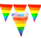 Gaysentials Rainbow Striped Pennants Decoration 12 Feet | SexToy.com