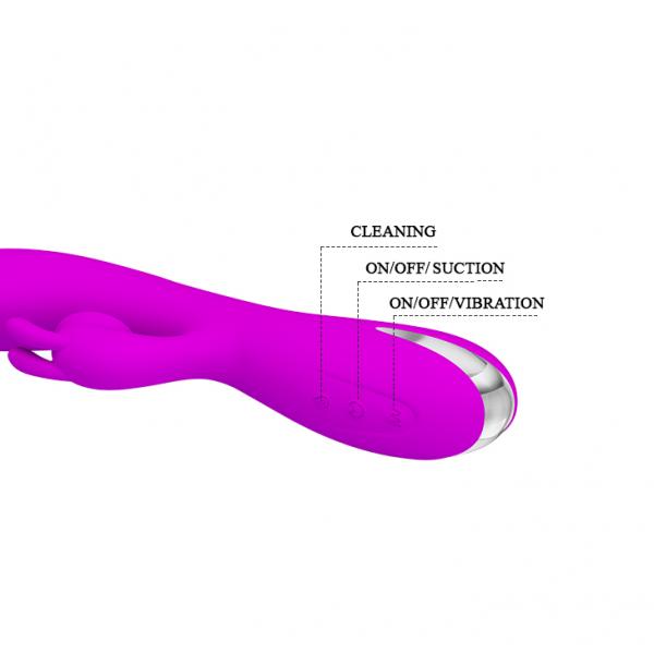 Pretty Love Sam Come Hither Sucking Rabbit - Fuchsia | SexToy.com