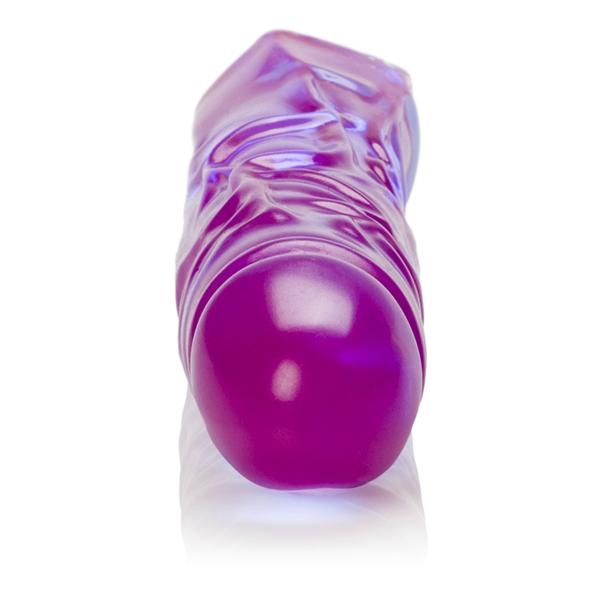 Reflective Gel Veined Chubby 8.5 Inch Purple Dildo | SexToy.com