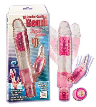 10 function dual motor bendi dual teaser pink | SexToy.com