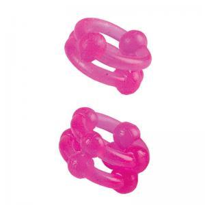 Island Double Stacker Rings -Pink | SexToy.com