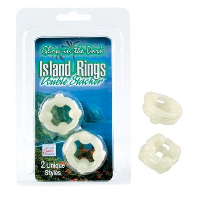 Island Double Stacker Rings -Glow | SexToy.com