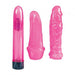 Sultry Sensations Kit Vibrator With 2 Sleeves Pink | SexToy.com