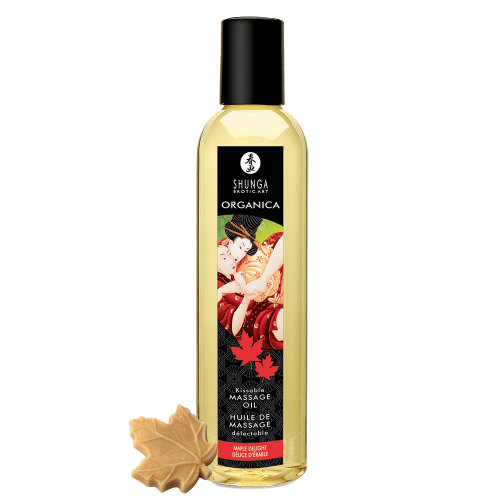Shunga Massage Oil Maple Delight 8.4oz | SexToy.com