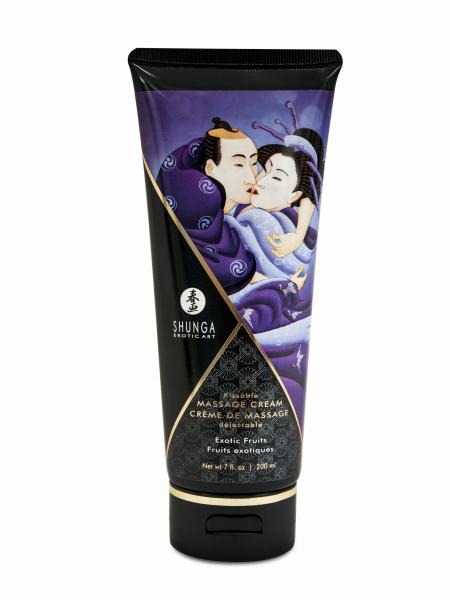 Shunga Kissable Massage Cream Exotic Fruits 7oz | SexToy.com