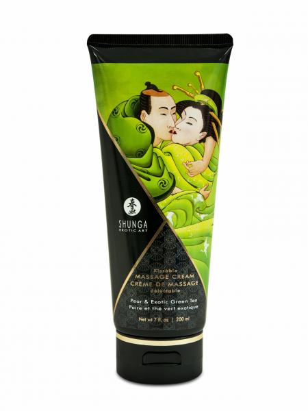 Shunga Massage Cream Pear & Green Tea 7oz | SexToy.com